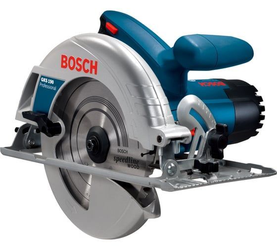 Дисковая пила GKS 190 , 1400Вт  диск 190 мм, 5500 об.мин,  BOSCH 0.601.623.000
