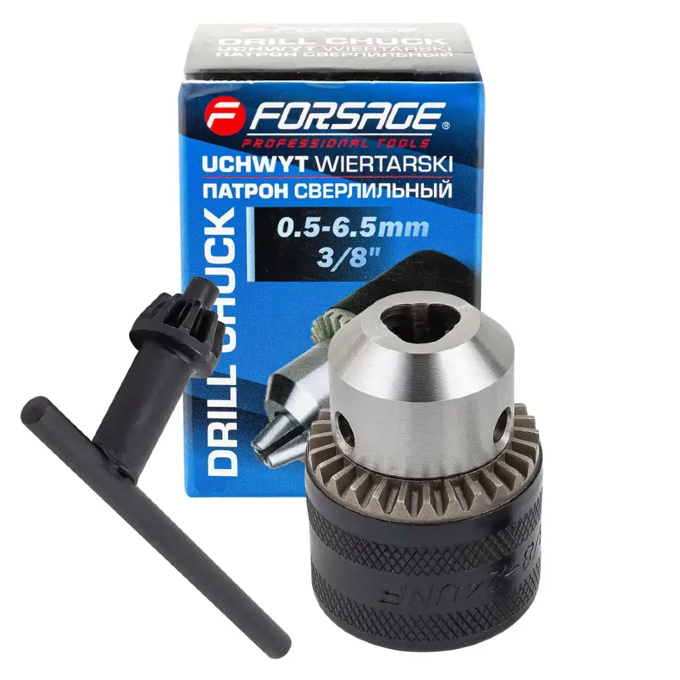 Патрон цанговый для дрели (0.6-6мм, 3/8")  Forsage F-G00529