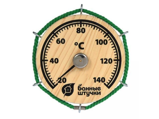 Термометр для бани и сауны "Штурвал" (Размер: 14х14х2 см)  ...БАННЫЕ ШТУЧКИ 18054