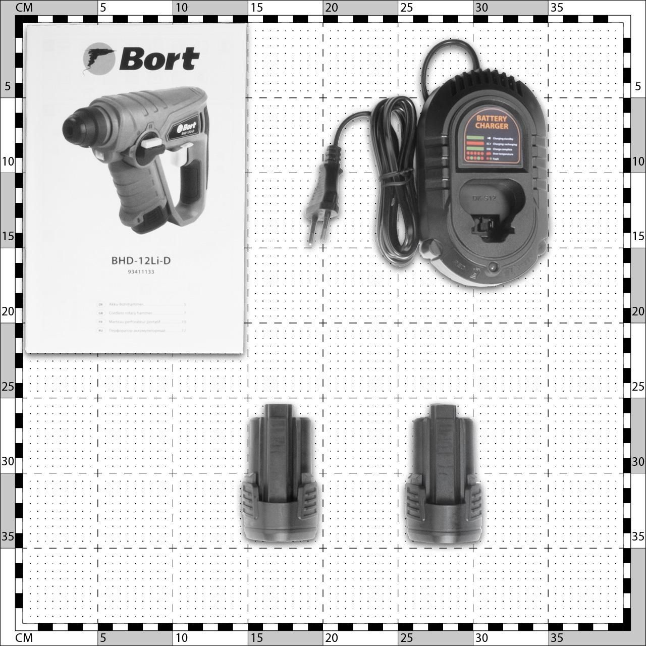 Перфоратор аккумуляторный Bort BHD-12Li-D