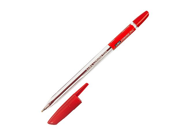 Ручка шариковая CORONA PLUS 0,7 мм красный,  LINC 3002N/red