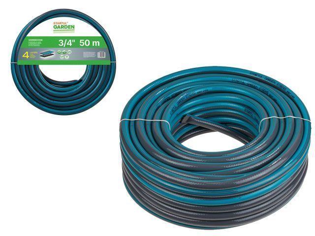 Шланг поливочный 3/4" 50м (4 слоя) STARTUL ST6045-3/4-50