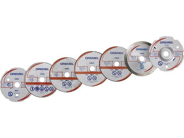 Набор отрезных дисков для DSM20  DSM705 (7шт)  DREMEL 2615S705JA