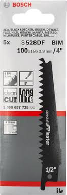 Пильное полотно для ножовки S 528 DF (-5-) Special for Plaster/гипсокартон  ...BOSCH 2.608.657.725