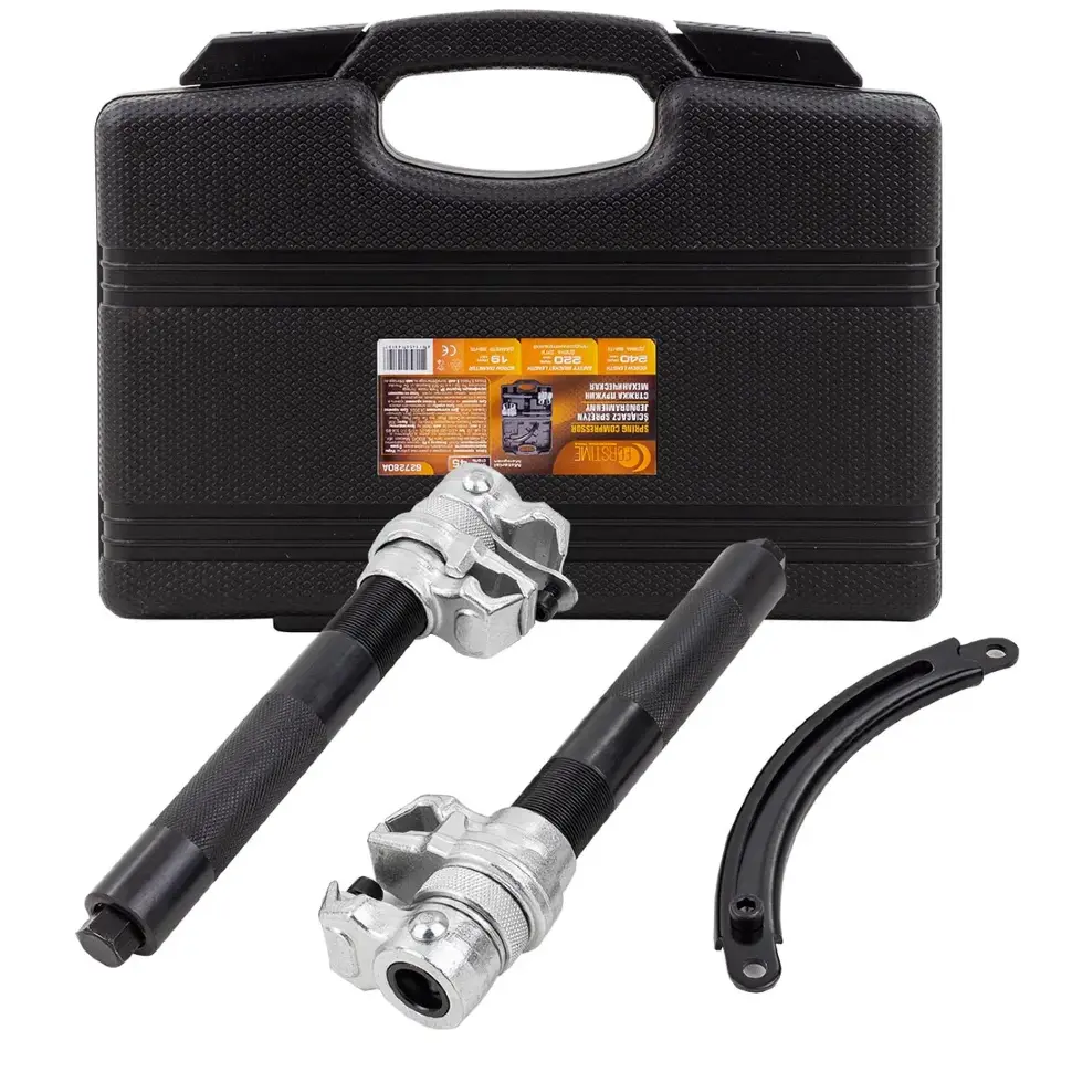 Стяжка пружин механическая 240мм(Ø винта 19мм), в кейсе FORSTIME FT-627280A