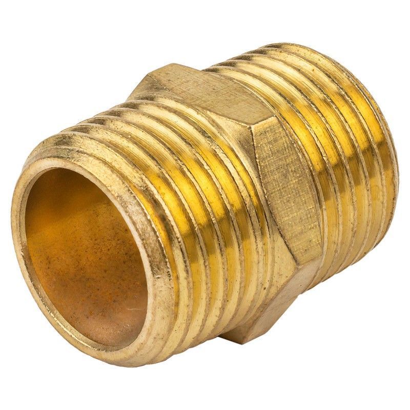 Соединитель резьбовой наруж. резьба 1/2"x1/2" Rock FORCE RF-MM08/08