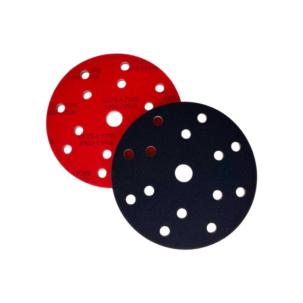 Шлифлист на вспененной основе d150 мм 15 отверстий P600 (оксид алюминия) Гамматест GTA405F600