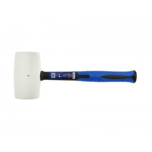 Молоток резиновый с фиберглассовой ручкой 32 OZ/1100гр. (белый)  ...GEKO G72257
