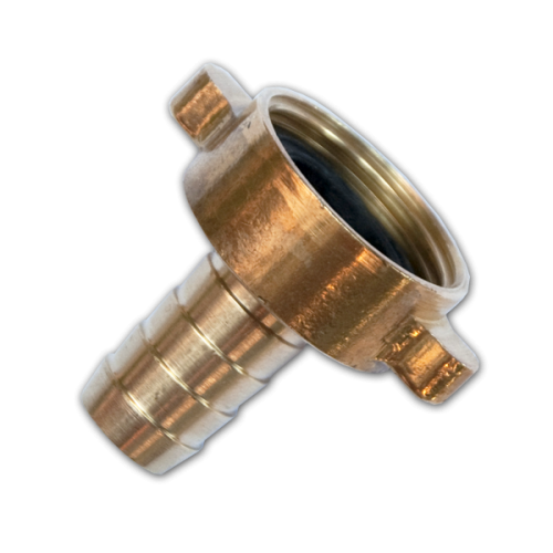 Штуцер "елочка"  13mm с внутренней резьбой 1", латунь   ...BRADAS GKWF1012