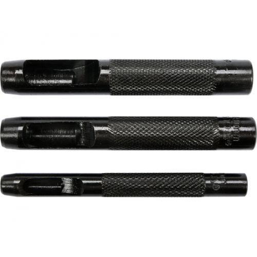 Пробойники для кожи, резины 6, 8, 10 мм, набор 3 предмета H-D HD-35881