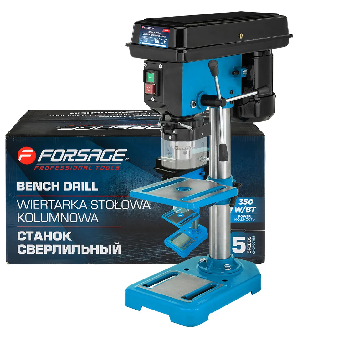 Станок сверлильный настольный (220В; 50Гц; 500Вт; 164х162 мм) Forsage F-DP8A