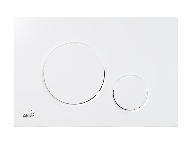 Кнопка управления для систем инсталляции (Белая)  Alcaplast M670