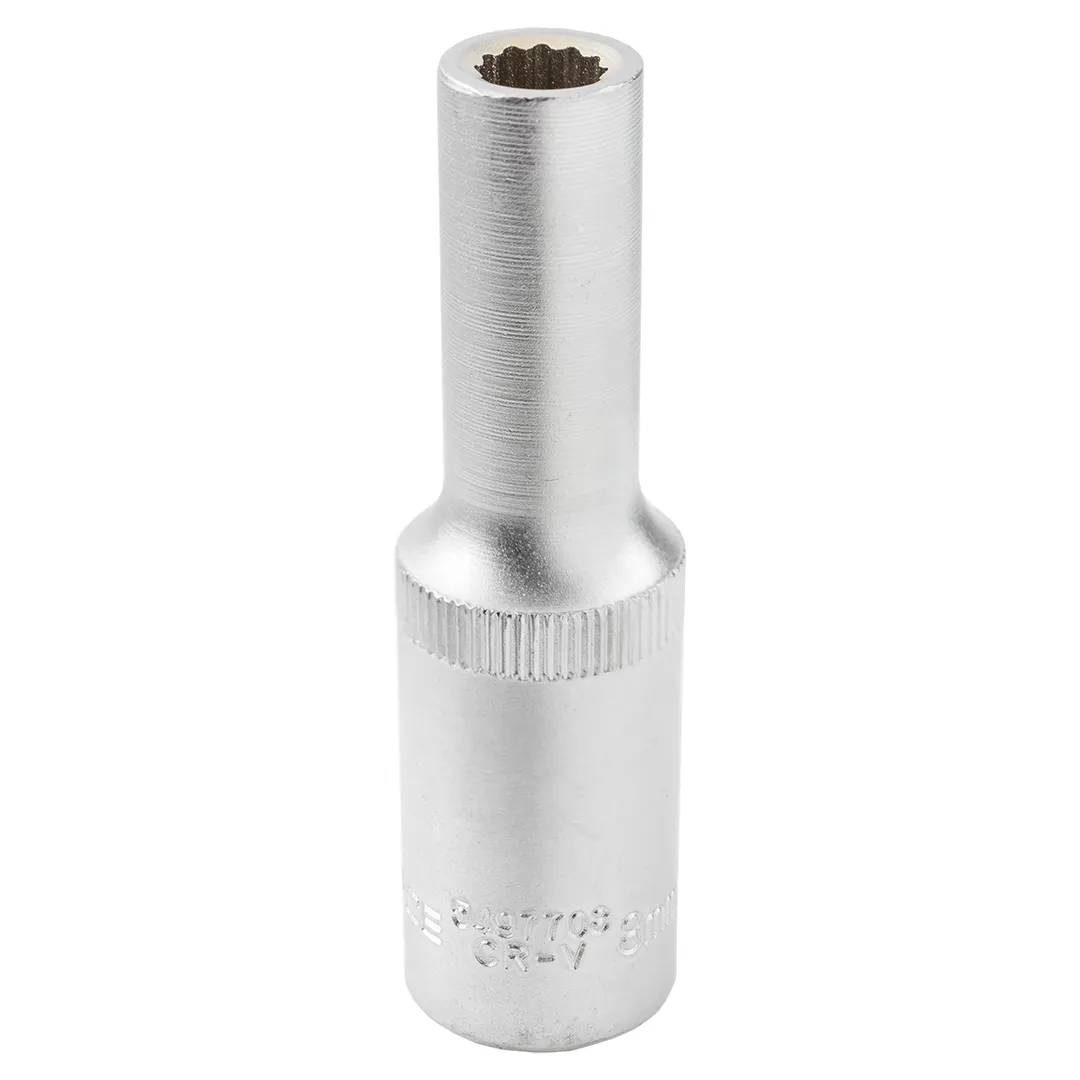 Головка 1/2" 12гр. глубокая 8 мм. Rock FORCE RF-5497708