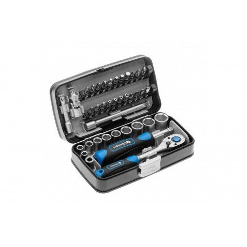 Набор инструмента  1/4" (38пр.) CrV  HOEGERT HT1R462
