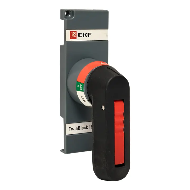 Рукоятка управления для прямой установки на рубильники реверсивные (I-0-II) TwinBlock 160-250А P EKF tb-160-250-fh-rev