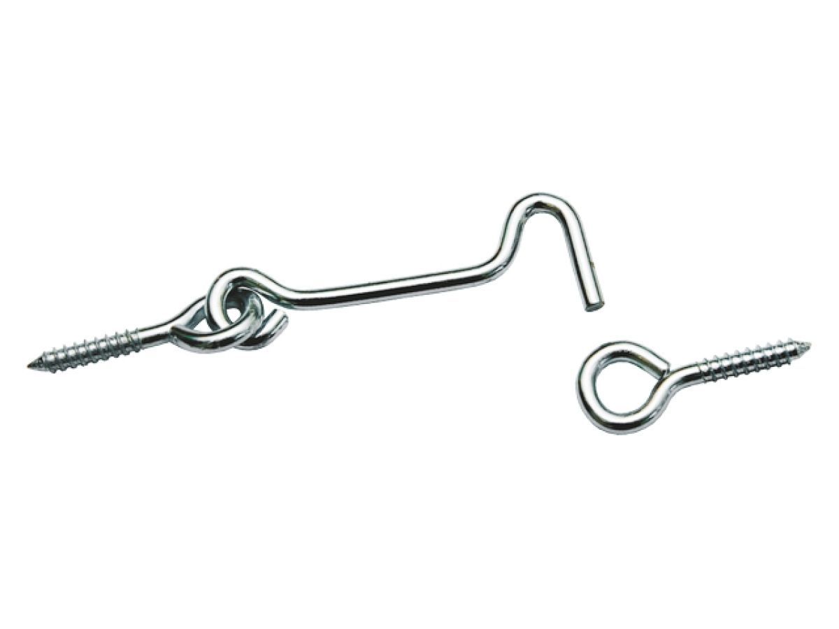 Крючок ветровой 100/1 mm, белый цинк STARFIX SMP-14863-1