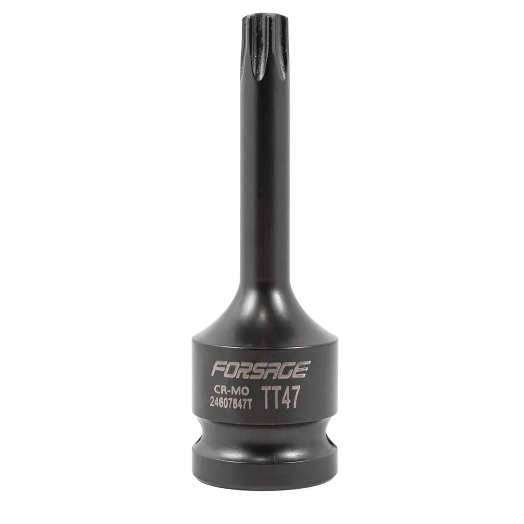 Головка-бита TORX ударная TH47 с отверстием, 1/2" Forsage F-24607847T