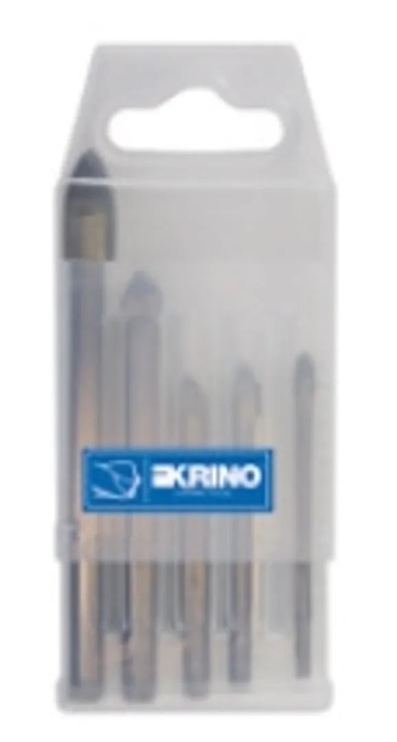Сверла по стеклу 4-5-6-8-10mm HRA 90 набор 5пр. Krino 3146700