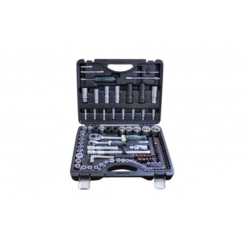Набор инструментов 108+6пр. 1/4",1/2" (12гр.) Rock FORCE RF-41082-9 Premium