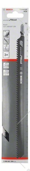 Пилка для лобзика T 1044 DP Precision for Wood (3 шт) BOSCH 2.608.667.394