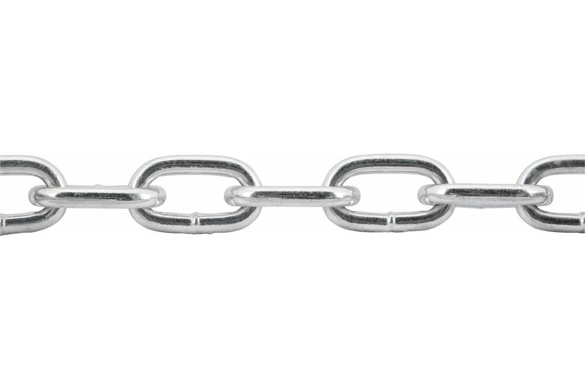 Цепь сварная короткозвенная, оцинк. М1,5 DIN 766 (бухта 50 м) STARFIX SMP-63695-50
