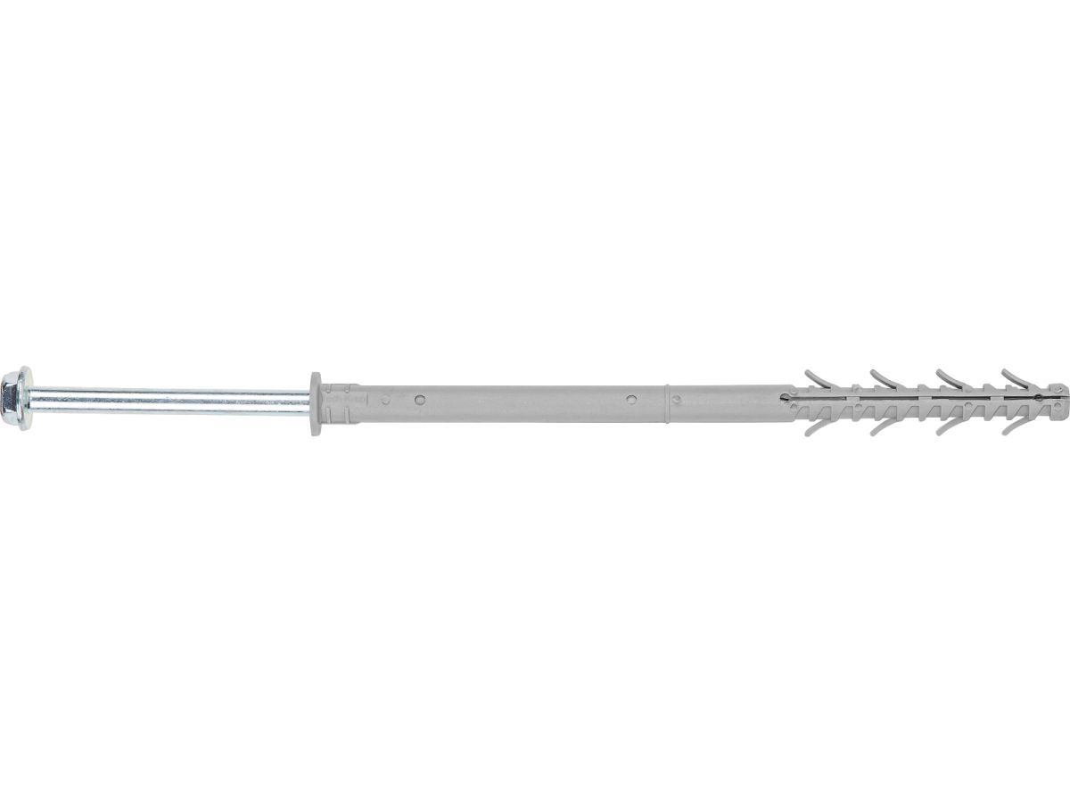 Дюбель фасадный 10х160 мм нейлон, гриб, с шурупом, 25 шт, STARFIX SMP-22821-25
