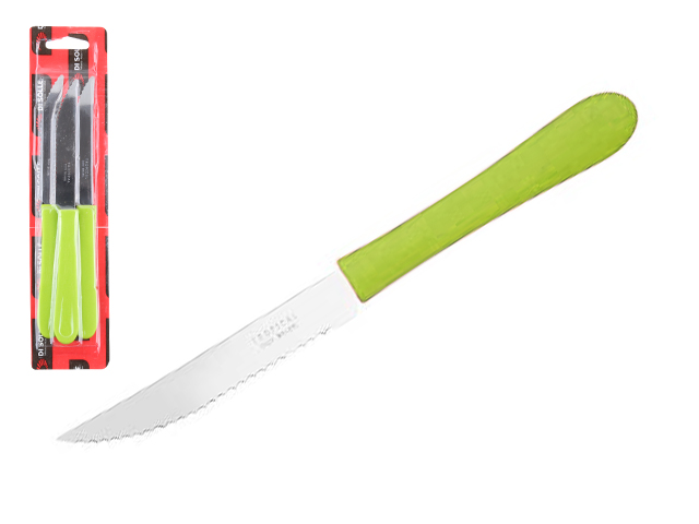 Набор ножей для стейка, 3шт., серия NEW TROPICAL, зеленые  DI SOLLE 04.0101.18.07.000