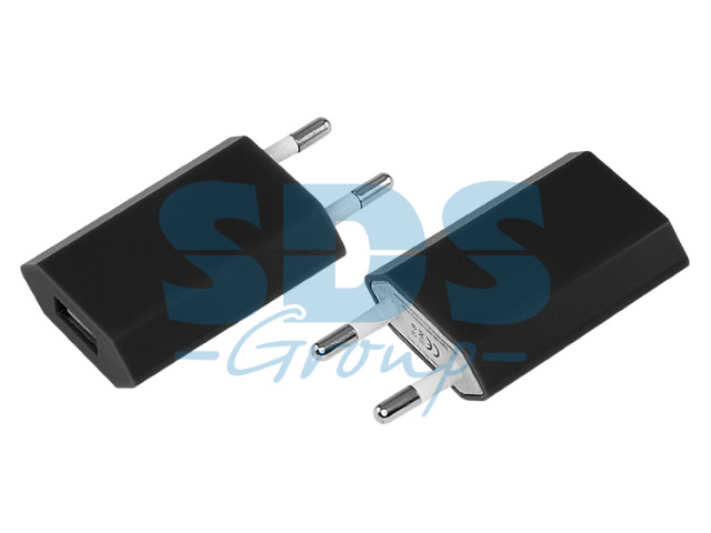 Устройство зарядное сетевое для iPhone USB (СЗУ) (1000 mA) черное  ...REXANT 18-1900