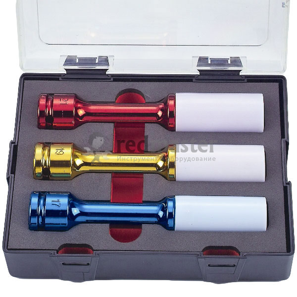 Набор головок ударных 1/2", 6гр, 3пр. (17-21мм) Force K4033