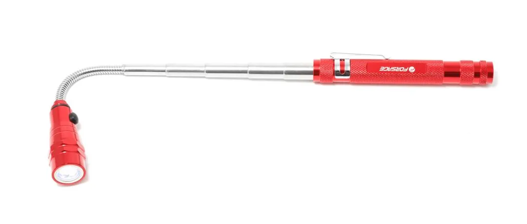 Фонарь телескопический с магнитом 3LED (L:220-845мм) Forsage F-686ML3