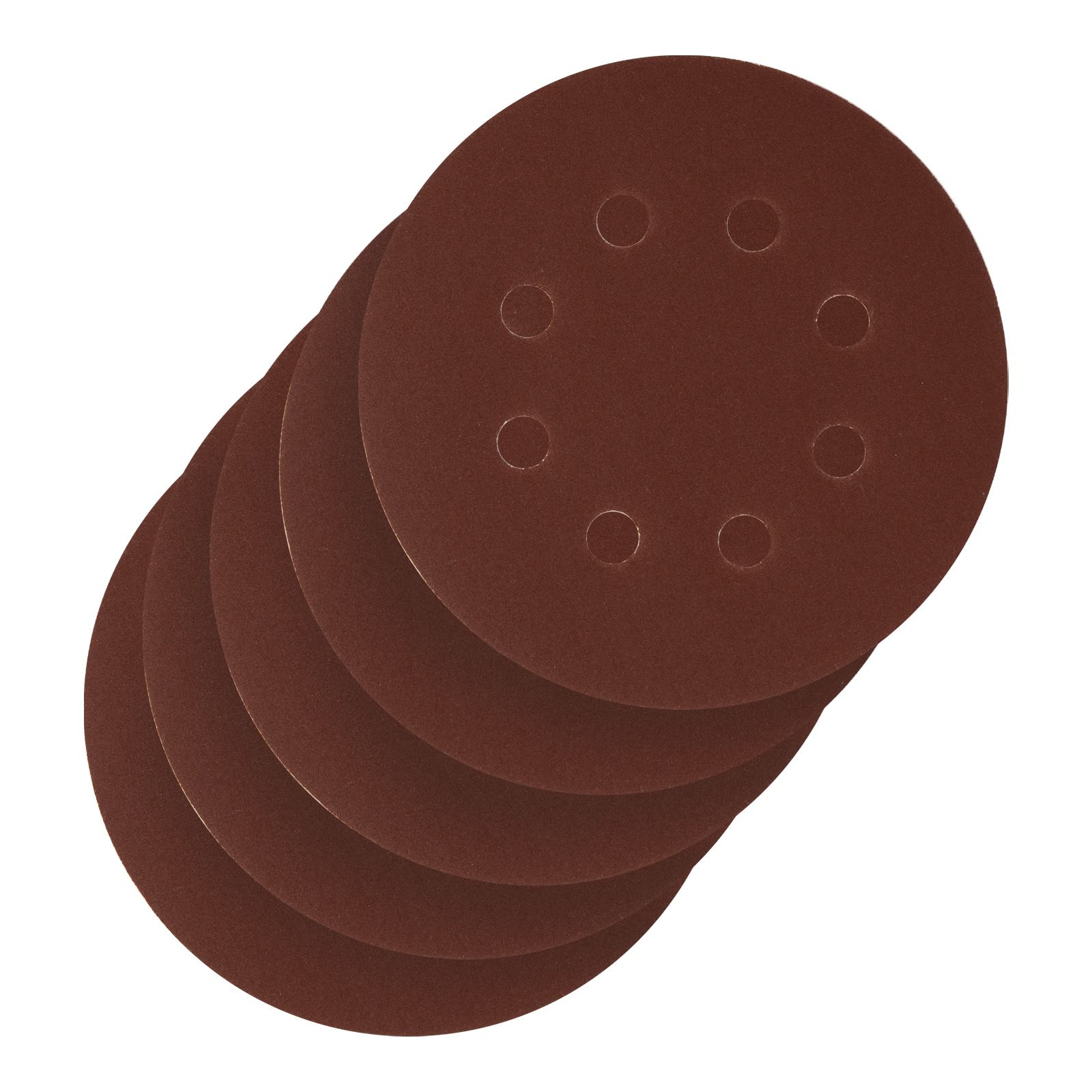 Круг абразивный на ворсовой подложке под "липучку", перфорированный, P 280, 125 mm, 5 шт. Сибртех 738127