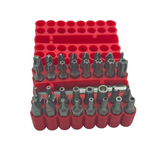 Биты отверточные с битодержателем, набор 33 предмета H-D HD-66330