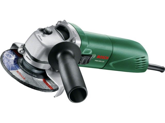 Одноручная углошлифмашина PWS 650Вт, 125мм, 11000об/мин, в кор.  ...BOSCH 06034110R0