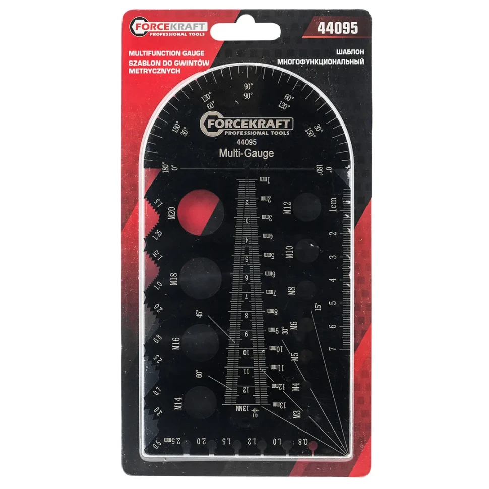 Шаблон измерительный многофункциональный  FORCEKRAFT FK-44095
