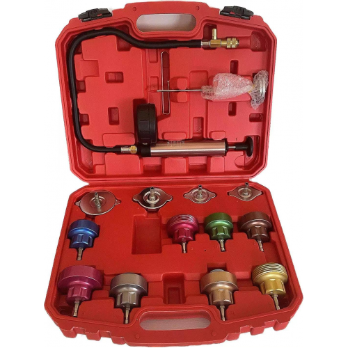 Манометр диагностический для обслуживания системы охлаждения 0-2.5 bar с переходниками, 14пр.  ...H-D HD-0672