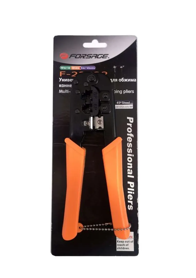 Клещи для обжима коннекторов универсальные(6Р,8Р),в блистере  ...Forsage F-22422