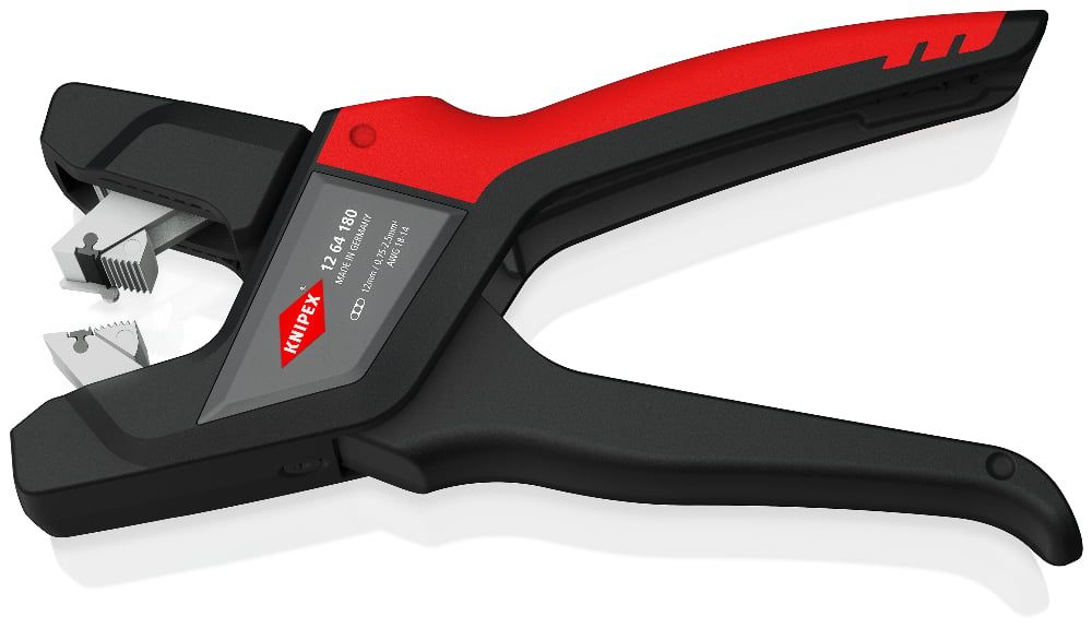 Стриппер автоматический для плоских ПВХ кабелей шириной до 12 мм, L-180 мм   ...KNIPEX 1264180