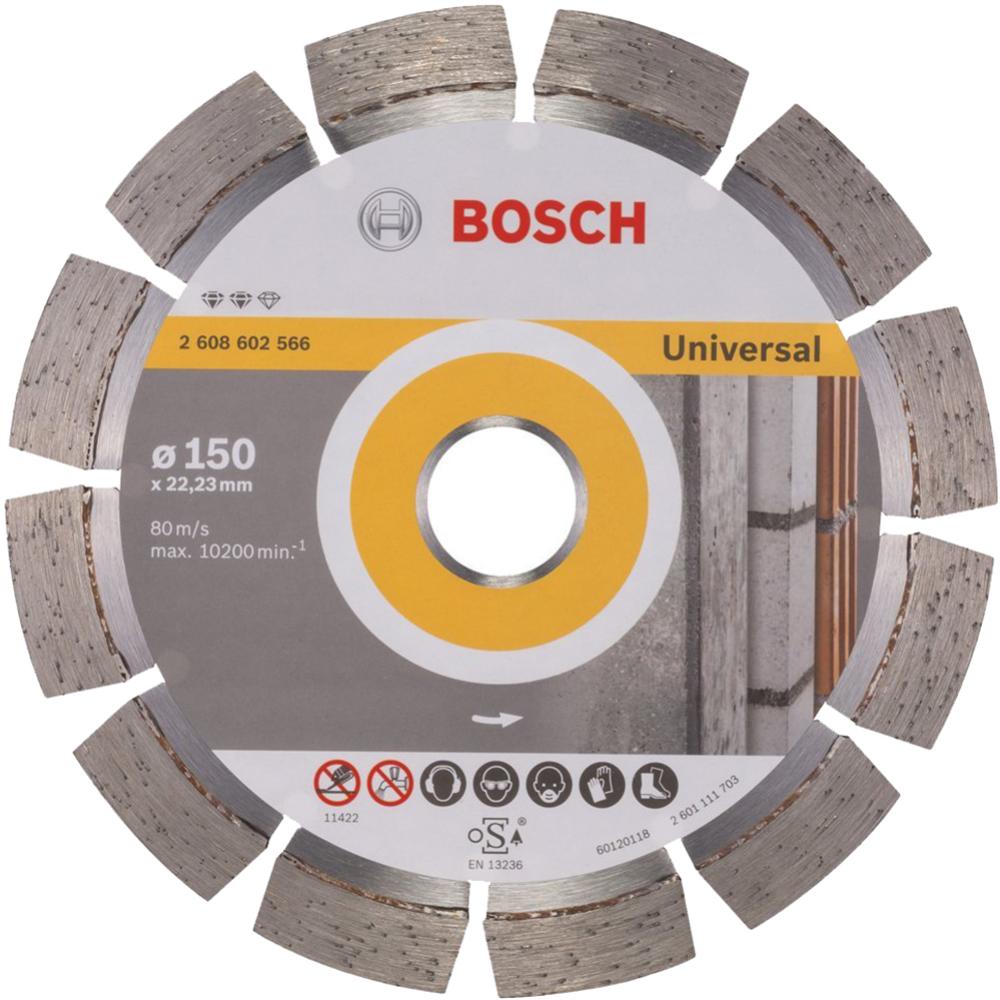 Алмазный круг 150х22,23 мм ECO Universal  BOSCH 2.608.615.029