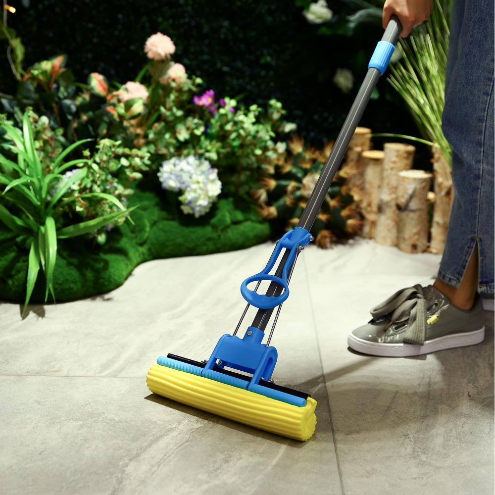 Швабра с губкой ПВА и телескопической ручкой DEKO DKFM08