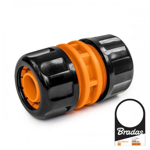 Соединитель шланг-шланг 1" BLACK LINE  BRADAS ECO-PWB2112