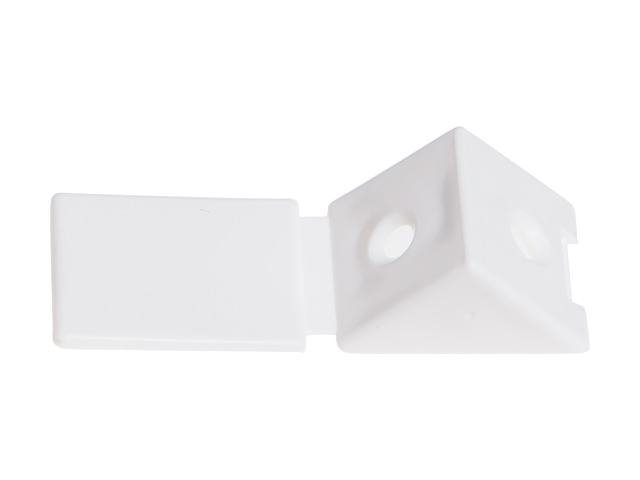 Уголок мебельный пластиковый белый  STARFIX SMP-55541-1