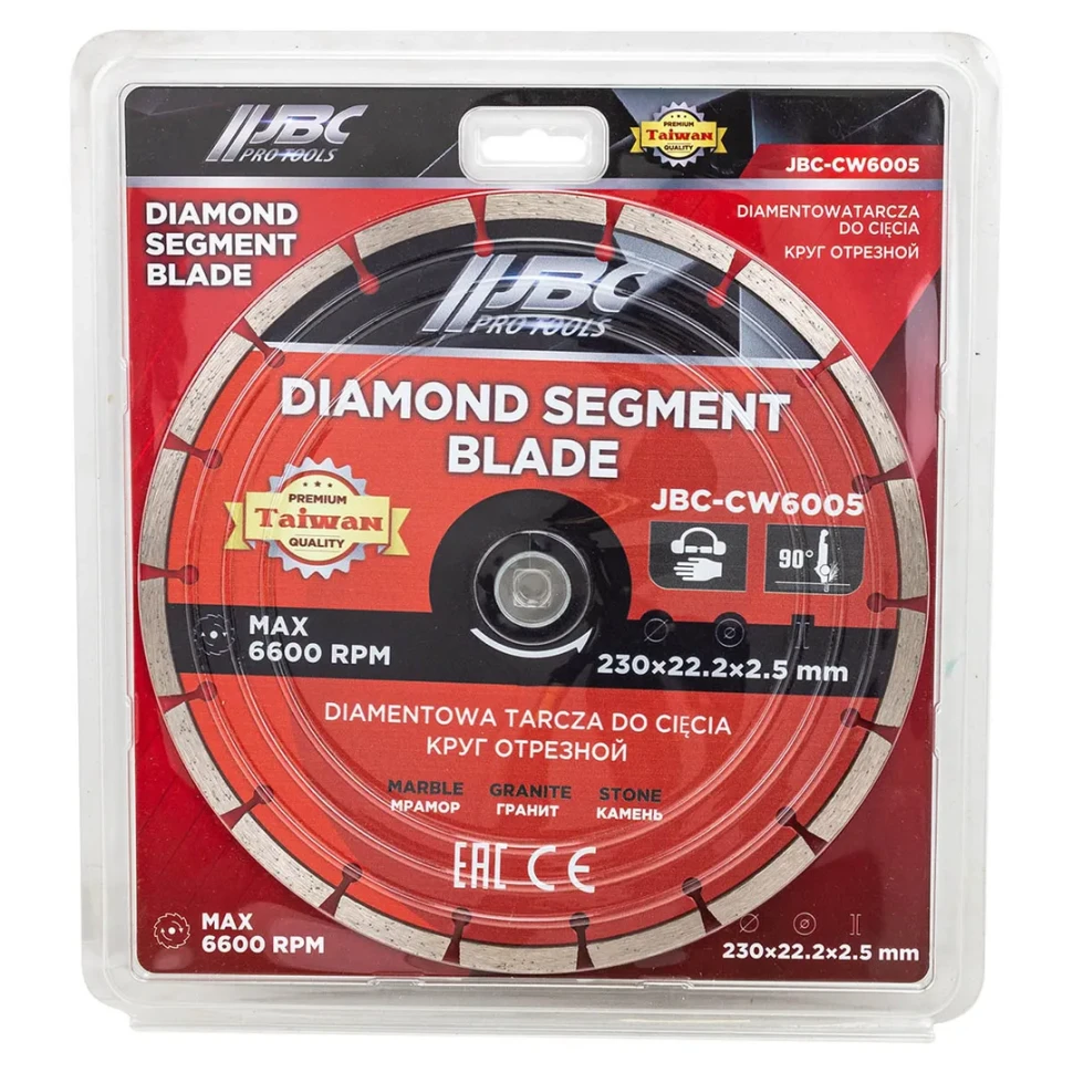 Круг отрезной 230*22,2*2,5мм  JBC JBC-CW6005