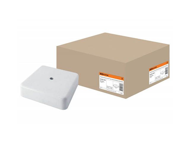 Коробка распаячная КР 100х100х29 ОП белая IP40  TDM SQ1401-0207
