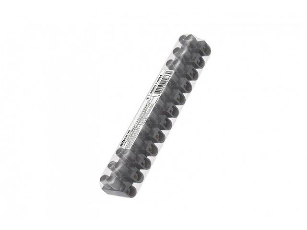 Зажим винтовой ЗВИ-20 полипропилен 1.5-6mm2 12пар черный TDM SQ0510-0054