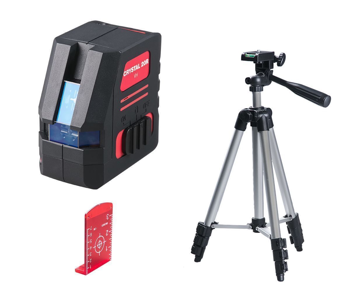 Уровень лазерный  Crystal 20R VH Set с набором аксессуаровFUBAG 31626
