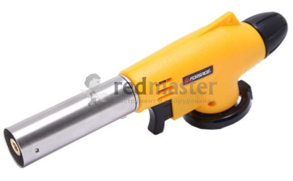 Горелка газовая на цанговый баллон (t-1300гр., L-175мм), в блистере Forsage F-175GB