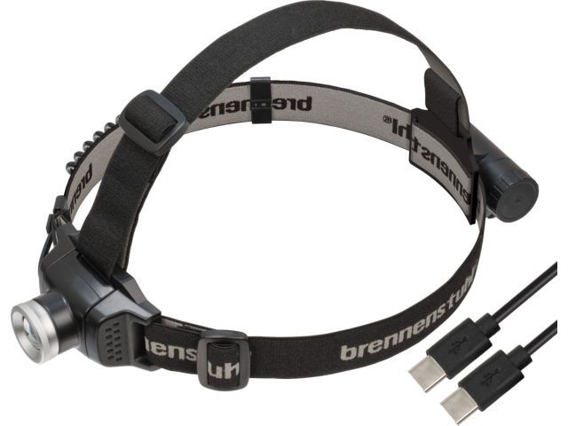 Фонарь налобный светодиодный аккум. LuxPremium LED KL 251 AF (IP44, 250Лм, USB Type-C кабель в компл...BRENNENSTUHL 1177300010