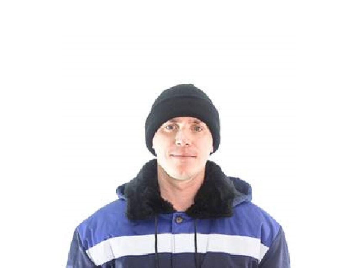 Подшлемник-шапка вязаная двойная черная 