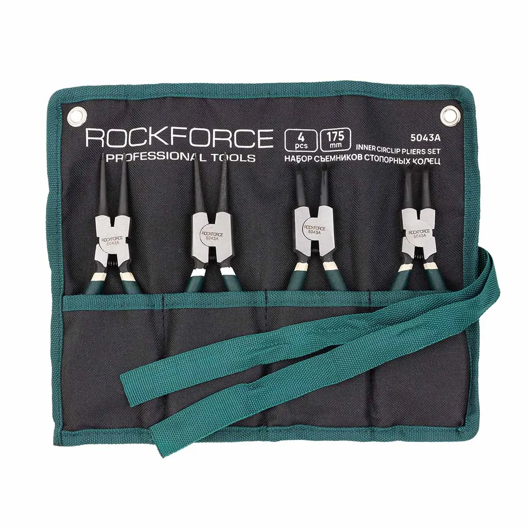 Набор съемников стопорных колец 4 пр. (L-180 мм) Rock FORCE RF-5043A
