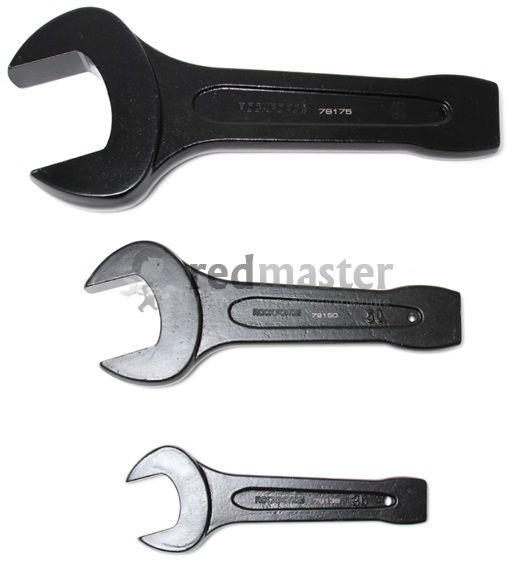 Ключ рожковый ударный 100мм (L-410мм) Rock FORCE RF-791100